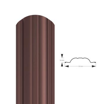 Profilēta metāla žoga štaketas Polo PMx2 RAL8017 (Brūna) 1350mm 72170.1.35 (72170.1.35)