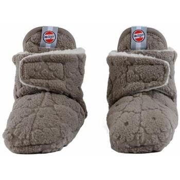 Lodger Slipper Folklore Fleece тапочки SLF 535_12-18, 12-18M, 100% полиэстер, коричневый, Velcro, нескользящая подошва (SLF 535_12-18)