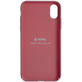 Krusell Sandby vāciņš Apple iPhone X/XS, 61093-3, 5.8'', Burgundija, saderīgs ar bezvadu uzlādi, paaugstināta lūpa ap kameru (61093-3)