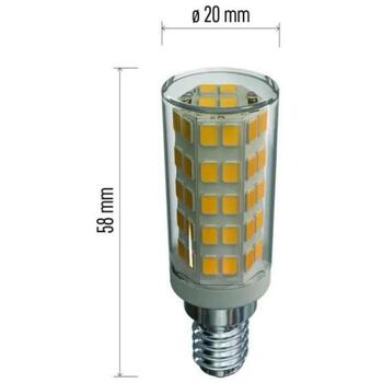 Emos LED лампочка для вытяжки ZQ9140, 4,5 Вт, 465 лм, теплый белый, E14, 3000 K, 30 000 часов (ZQ9140)
