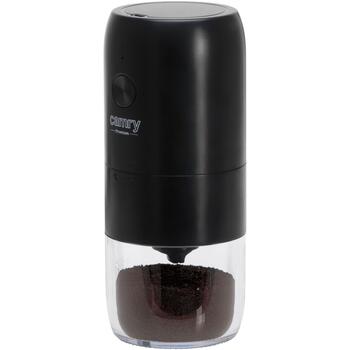 Camry беспроводная USB электрическая кофемолка CR 4302, 25 Вт, ёмкость для кофейных зерен 25-30 г, черный (CR 4302)