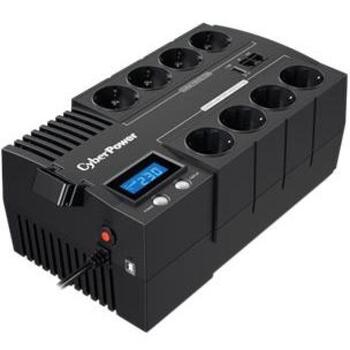 CyberPower ИБП BR700ELCD, 700ВА, 420Вт, 8 розеток, ЖК-дисплей, AVR, USB, настенное крепление (BR700ELCD)