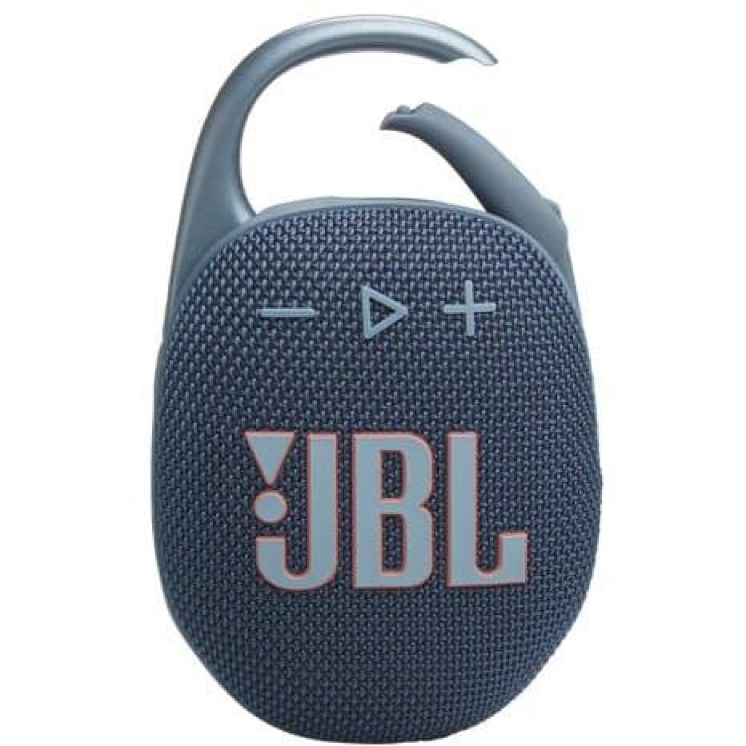 JBL Clip 5 портативная Bluetooth колонка JBLCLIP5BLU, 7 Вт, IP67, 15 ч, 95 Гц-20 кГц, карабин, синий (JBLCLIP5BLU)