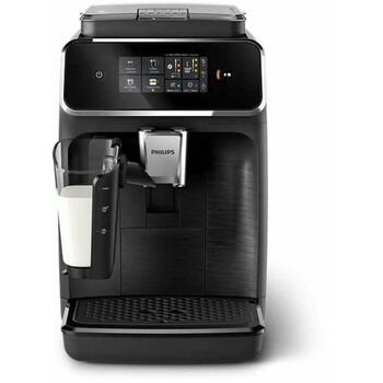 Philips Кофеварка EP2330/10, 15 бар, 1.8L, 12 чашек, 2 компонента, LatteGo, SilentBrew, керамические жернова (EP2330/10)