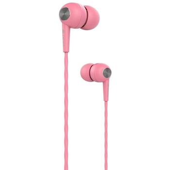 Devia Kintone наушники V2 120EL0640130, 3.5mm, розовый, встроенный микрофон, шумоподавление, эргономичный дизайн (120EL0640130)