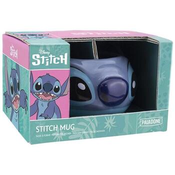 Paladone Stitch кружка PP10506LS, 450 мл, керамика, серая, Disney Stitch, 1 шт. (PP10506LS)