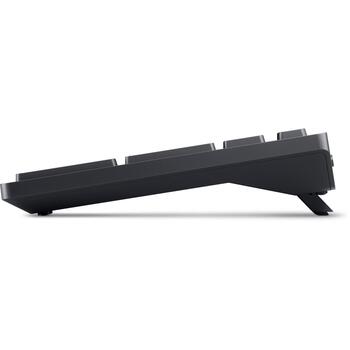Dell KM555 580-BBVW, беспроводная клавиатура и мышь, Bluetooth, 3 кнопки, водоотталкивающий, QWERTY, черный (580-BBVW)