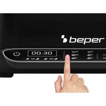 Beper Gaisa fritieris P101FRI080, 1700W, 230°C, 120min taimeris, automātiskā izslēgšanās, nelīpošais pārklājums (P101FRI080)