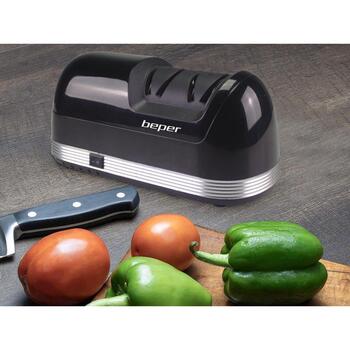Beper Нож точилка P102ACP010, 40 W, 210 mm, 100 mm, 90 mm, металл, пластик, электрический, сталь (P102ACP010)