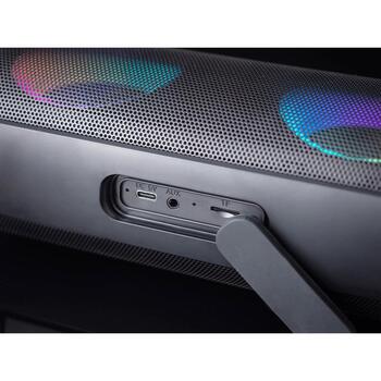 Audictus портативная колонка Aurora Pro Tws RGB ABS-1837, 20 Вт, 30-20k Гц, Bluetooth 5.0, IPX6, RGB подсветка (ABS-1837)