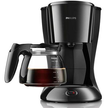 Philips Daily Collection кофеварка HD7461/20, 1000 W, 1.2 L, черный, автоматическое отключение, индикатор уровня воды (HD7461/20)