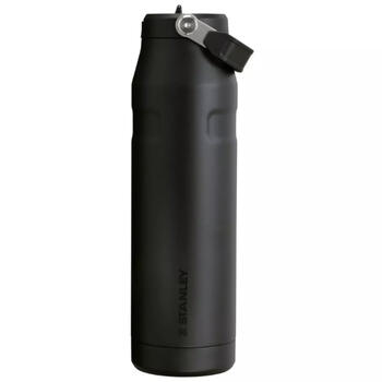 Stanley® Термобутылка с трубочкой The IceFlow Bottle Flip Straw 2.0, 2812111063, 1,06л, черный, холод до 15ч, со льдом до 3 дней (2812111063)