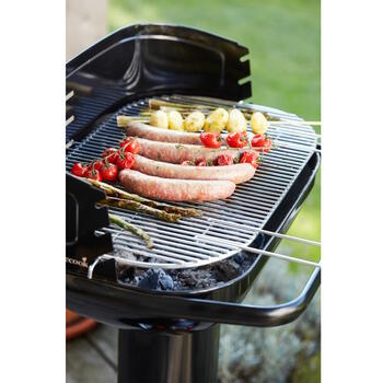 Barbecook Loewy 55 kokogļu grils āra ēdienu gatavošanai 55x33cm QuickStart QuickStop 59.8x35.4x101cm BC-CHA-1009 melns (BC-CHA-1009)