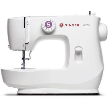 Singer Šujmašīna M1605, 6 šuvju, 1 pogcaurums, automātiska vītne, LED gaisma (M1605)