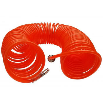 Kompresora spirāļveida šļūtene 15m, 6x8mm, PU VERKE (V81351)