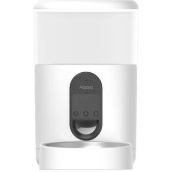 Aqara Pet Feeder PETC1-M01, Белый, 1.7 кг, Подключение Zigbee, голосовое управление, автоматизация IFTTT (PETC1-M01)