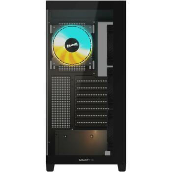 Gigabyte Корпус GB-C500P ST, 270° панорамный вид, 4мм закаленные стеклянные панели, RGB Fusion, 5x 5V 3-pin разъемы (GB-C500P ST)