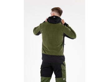 Yato флисовая куртка с капюшоном YT-79191, XL, 188-196 см, 110-118 см, 300 г/м², 100% полиэстер, 5 карманов, молния, категория I (YT-79191)