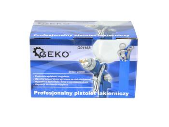 Pneimatiskā krāsošanas pistole HVLP 2,5mm, G01168 GEKO (G01168)