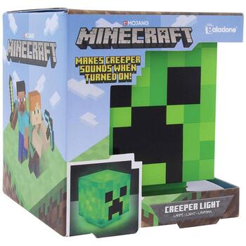 Paladone Minecraft Creeper Light PP6595MCF, 11см, Зеленый, LED, Напольный, Официально лицензированный продукт (PP6595MCF)