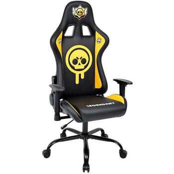 Subsonic Игровое кресло SA5609-BS1, 14.5кг, 53см, 49см, 123-133см, желтый, черный, регулируемая высота, поддержка головы (SA5609-BS1)