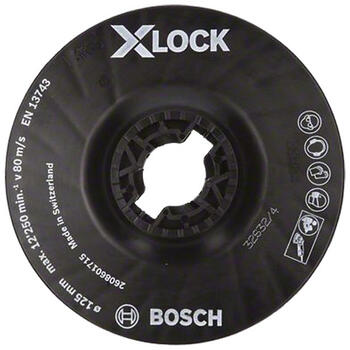 X-LOCK balsta disks 125mm, ciets 2608601716 BOSCH (2608601716)