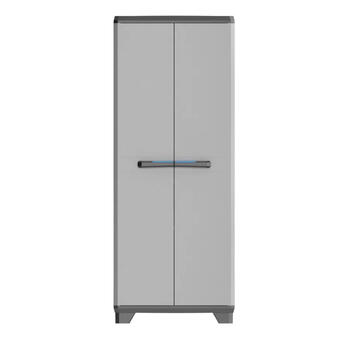 Keter Linear Tall Cabinet skapis 29206640, 68x39x173cm, melns/pelēks/tumši zils, darbarīku glabāšanai (29206640)