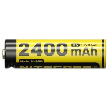 Nitecore Аккумулятор NH2400 2400mAh, 1.5V, 4шт, в комплекте зарядный кабель (NH2400)