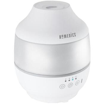 Homedics Gaisa mitrinātājs UHE-CM18-EU, 2l, 25h, 360° sprausla, 7 krāsu naktslampiņa, 2 ātrumi, aromterapija (UHE-CM18-EU)