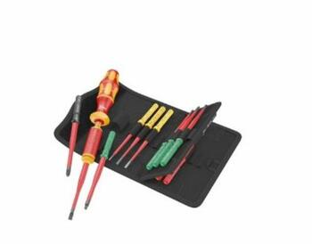 Wera 006605 Kraftform Kompakt VDE 15 Torque Extra Slim 1, 1.2-3.0 Нм, 15 предметов, изолированный, эргономичная рукоятка (006605)
