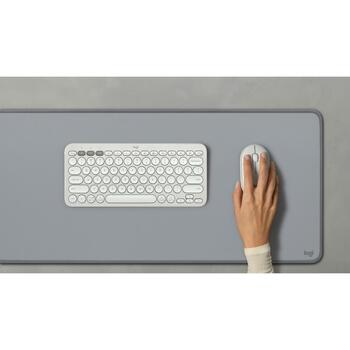 Logitech USB оптическая мышь M350S 910-007013, 4000 DPI, 3 кнопки, RF беспроводная + Bluetooth, батарея AA (910-007013)