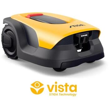 STIGA A 10V robotizēts zāles pļāvējs GPS RTK AI kamera bez vadiem līdz 1000m² 18cm 25.2V 2.5Ah 2850rpm 7 naglas 2R7111028/ST1 (2R7111028/ST1)