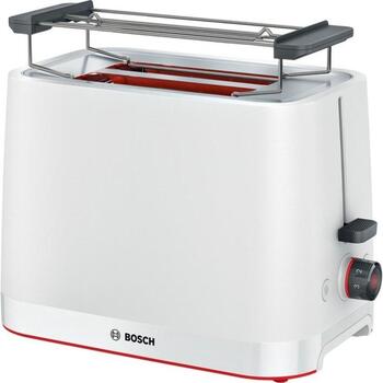 Bosch Kompaktais tosteris TAT3M121, 2, Plastmasa, Balts, Augstais pacēlums, Automātiskā izslēgšanās, Atkausēšanas funkcija (TAT3M121)