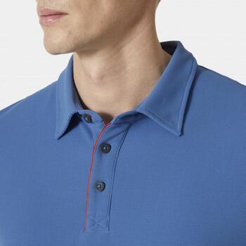 Helly Hansen Рубашка поло Kensington Tech 79248_558-S&HH, S, Синий, 185 g/m², UPF 40+, 100% Полиамид, Застежка на пуговицы (79248_558-S&HH)