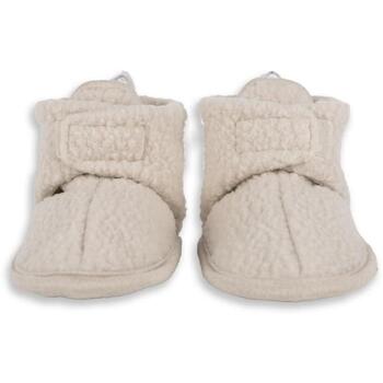 Lodger Teddy тапочки SLT 599_6-12, 6-12M, 100% полиэстер, Velcro, нескользящая подошва, песочный цвет (SLT 599_6-12)