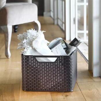 Коробка Style L 43,6x32,6x23cм темно-коричневая 0803616210 Curver (0803616210)