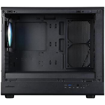 Zalman M5 M5 BLACK, корпус mATX Mini-Tower, 4x120mm ARGB вентилятора, сталь/пластик/закаленное стекло, 474x220x408mm (M5 BLACK)