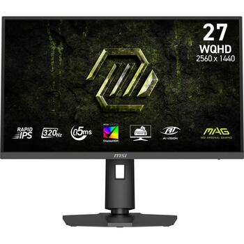 Msi LCD монитор MAG 274QPF X32 68.6см 2560 x 1440 0.5мс 300кд/м² 1000:1 HDMI 2.1, DisplayPort 1.4a, VESA крепление, черный (MAG 274QPF X32)