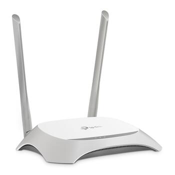TP-LINK беспроводной маршрутизатор TL-WR840N, 300Mbps, 1 WAN, 4x10/100M, 2 антенны, DHCP, WPS, QoS (TL-WR840N)