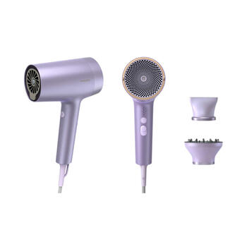 Philips фен BHD720/10, 1800 Вт, 220-240 В, 4 уровня нагрева, 2 скорости, лиловый, насадка-диффузор, насадка-концентратор (BHD720/10)