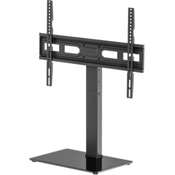 Sbox FS-306 televizora grīdas kronšteins, 37-75'', 40kg, 75x75-600x400, melns, 6 augstuma līmeņi, kabeļu pārvaldība (FS-306)