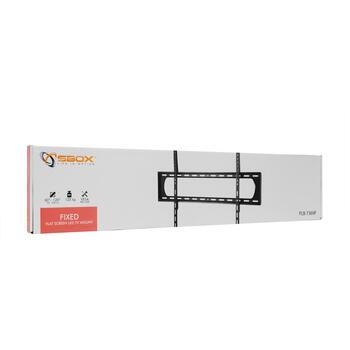 Sbox крепление для ТВ PLB-7369F, 60-120 дюймов, 50x50-900x600, 120 кг, 35 мм, фиксированное, уровень в комплекте (PLB-7369F)
