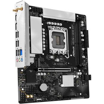 ASROCK H810M-X GEN5 WIFI mātesplate, LGA 1851, DDR5, 2xDIMM, micro ATX, Wi-Fi 6, 2.5GbE, M.2 (H810M-X GEN5 WIFI)