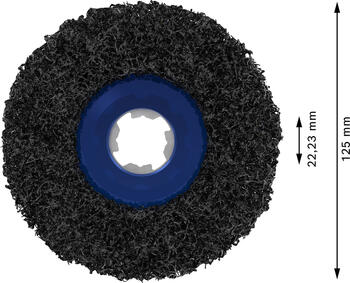 X-LOCK tīrīšanas disks N377 Metal, Ø125mm, Mazām leņķa slīpmašīnām PRO N377 TĪRĪŠANAS DISKS, 2608621833 BOSCH (2608621833)