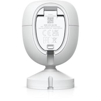 Ubiquiti сетевой камера UVC-G6-INS-W, 8 МП, 3840 x 2160, IPX5, настенное крепление, 30 к/с, Bluetooth (UVC-G6-INS-W)