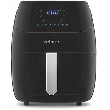 Zelmer ZAF5500B Elektra 5L karstā gaisa friteris, 72805498P, 5l, 1500W, 8 programmas, 80-200°C, skārienekrāns, melns (72805498P)
