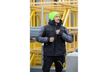 Зимняя шапка NEON HOGERT HT5K496 100% акрил, отражающая нить, желтая, уни (HT5K496)