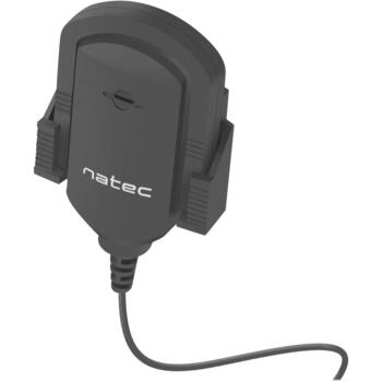 Natec Микрофон NMI-1352 Fox, 1.8м, -58дБ, 3.5мм, проводной, маленький, портативный, конференц-микрофон (NMI-1352)