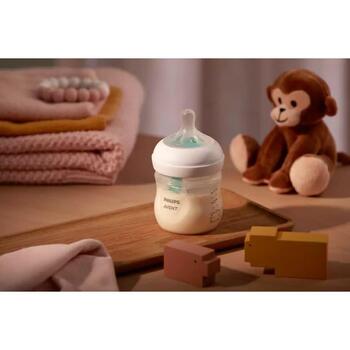 Philips Avent Natural Response pretkoliku pudelīte SCY670/01, 125 ml, 0m+, silikona knupītis, AirFree vārsts, nesatur BPA (SCY670/01)