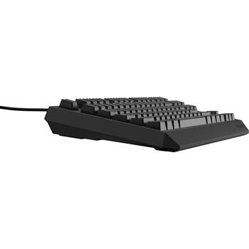 Genesis клавиатура THOR 230 TKL NKG-2077, 87 клавиш, QWERTY US, механическая, линейная, Outemu Red, RGB, USB-A, 1.6 м, черная (NKG-2077)
